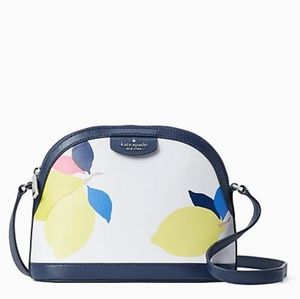 Kate Spade Sylvia Lemon Zest XL Dome Crossbody